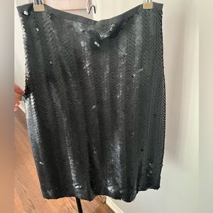 Women’s J Crew Dark Grey Sequin Pencil Skirt | Size 6 | Never worn